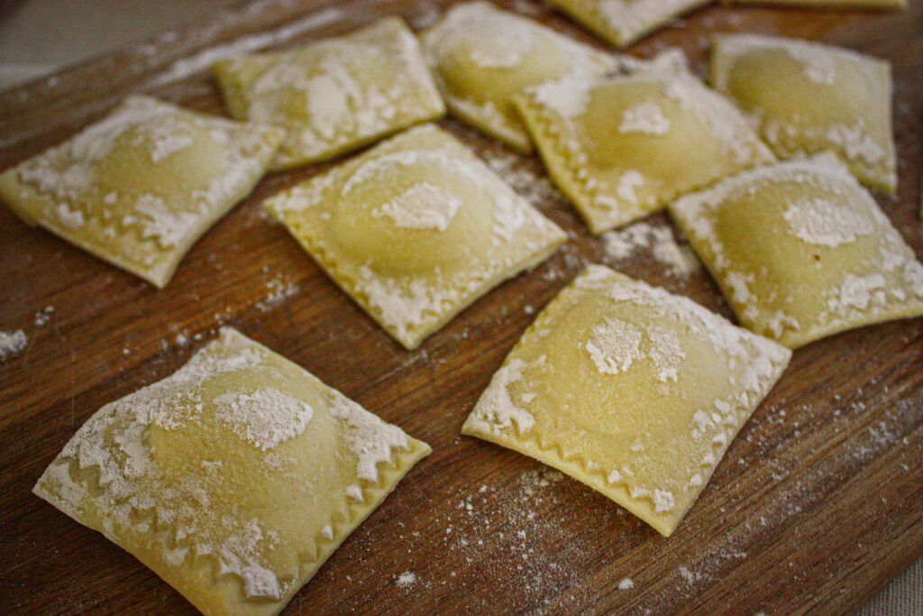 butternut squash ravioli