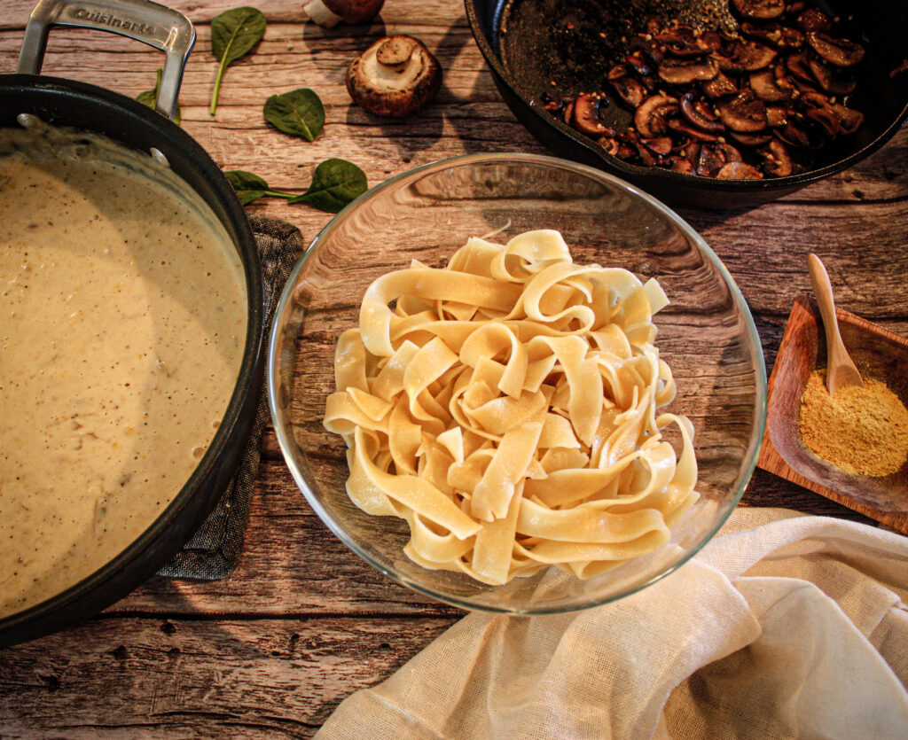 vegan pasta ingredients