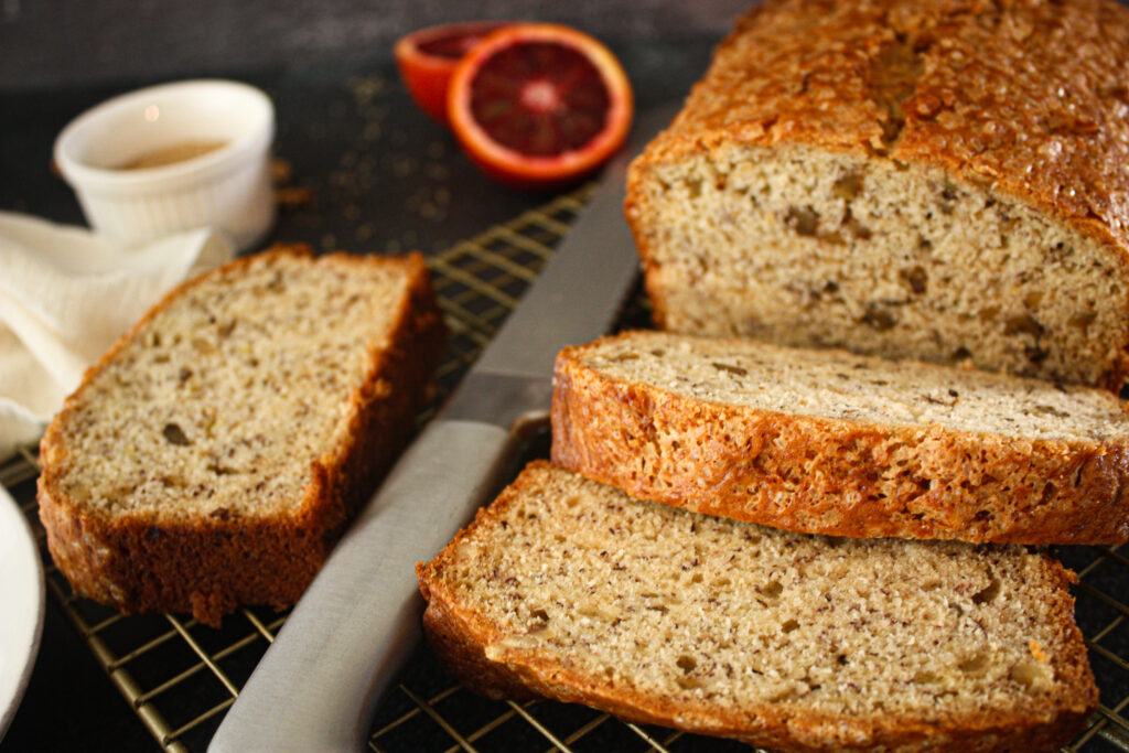 homemade vegan banana bread