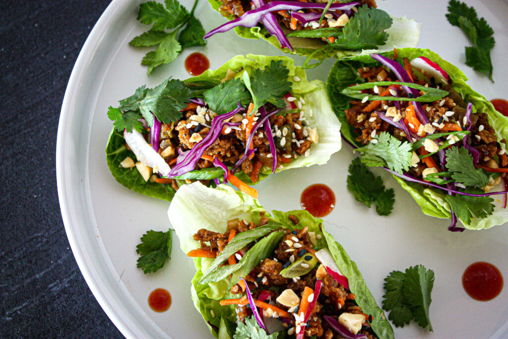 vegan lettuce cups