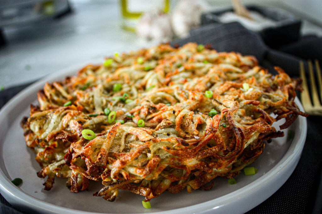 crispy waffle iron hashbrowns