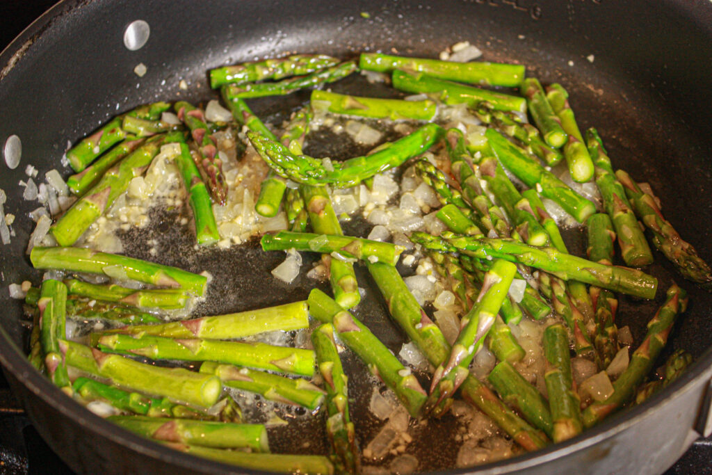 cooking asparagus