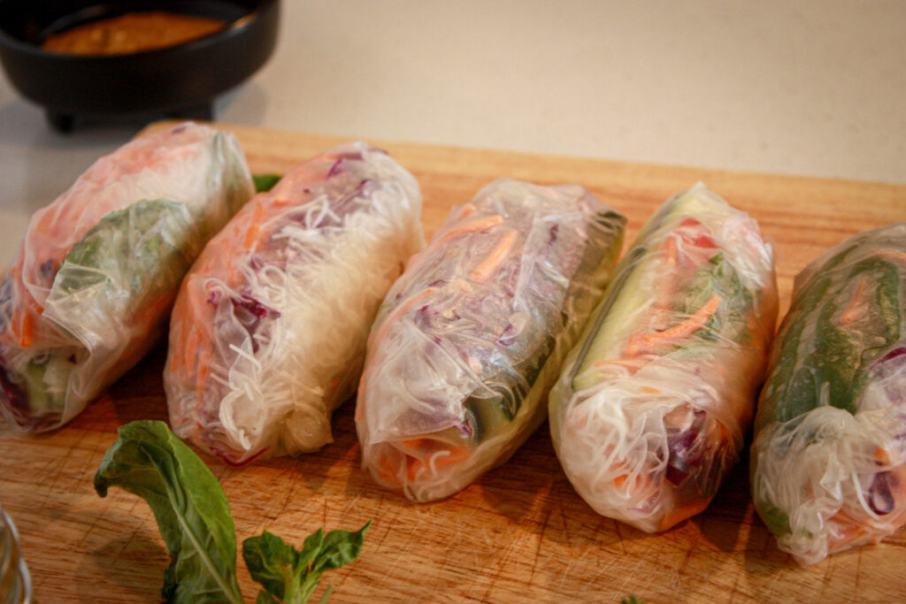 veggie spring rolls