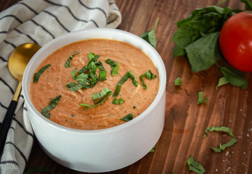 roasted tofu tomato soup