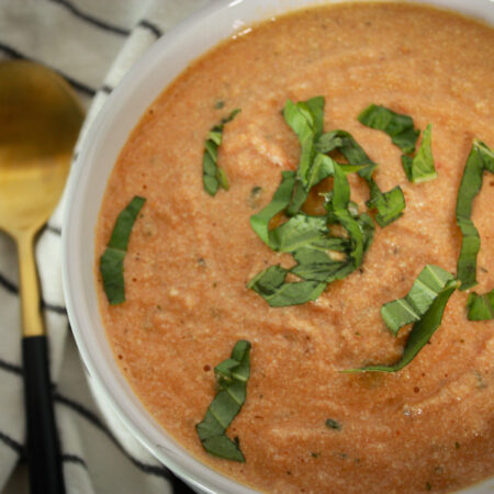 tomato soup with tofu