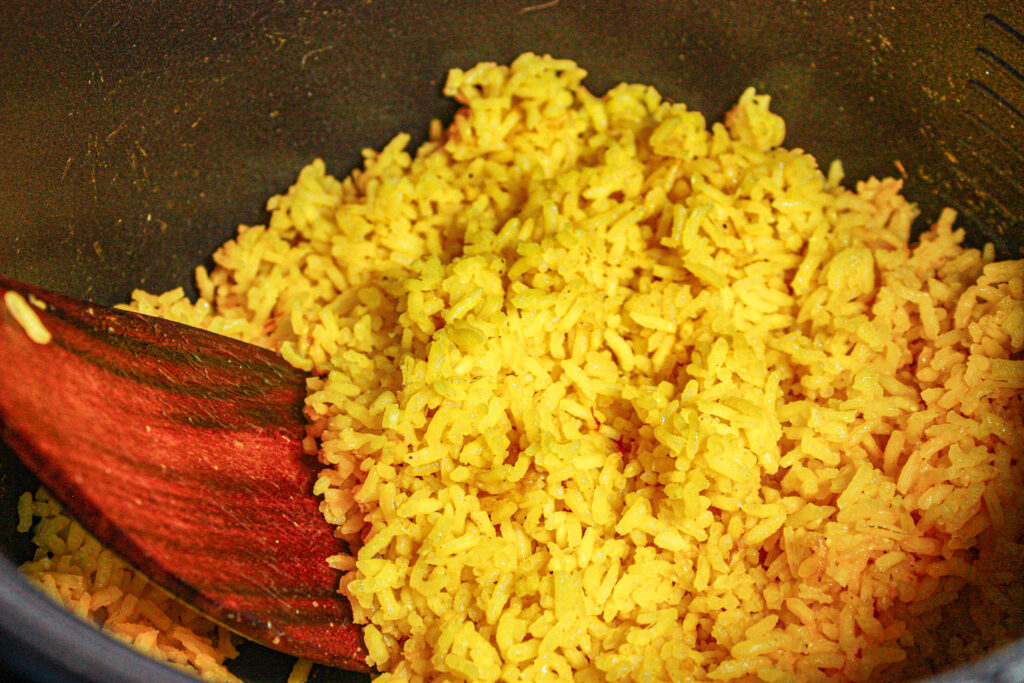 cooking rice