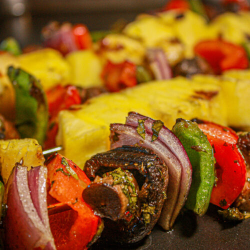 grilled vegan kabobs