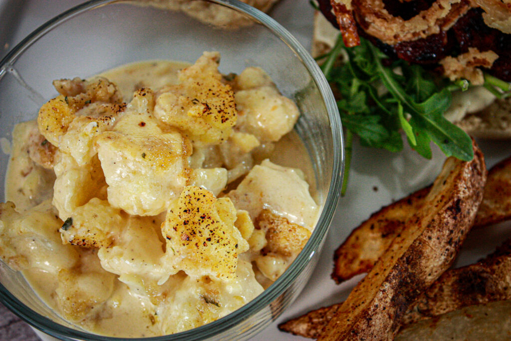 cauliflower mac and cheese