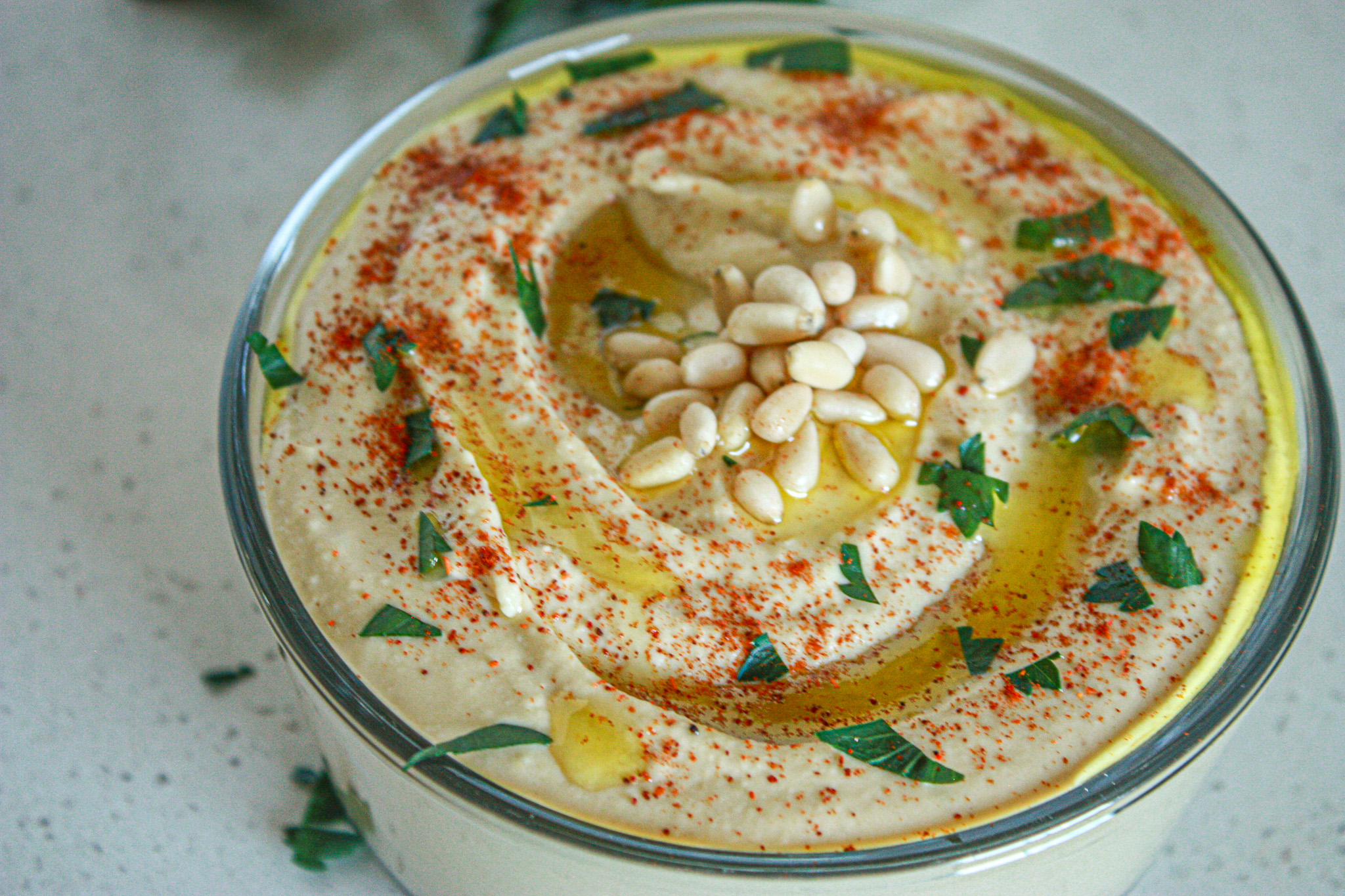 garlic hummus