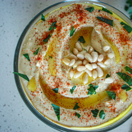 pine nut hummus