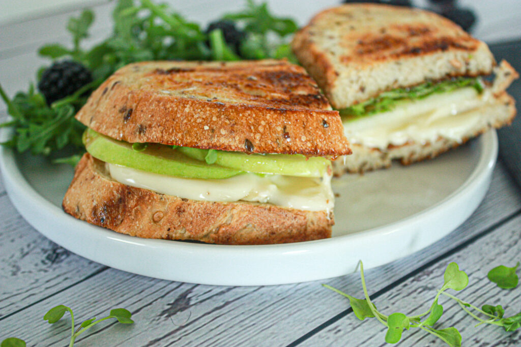 sandwich and salad