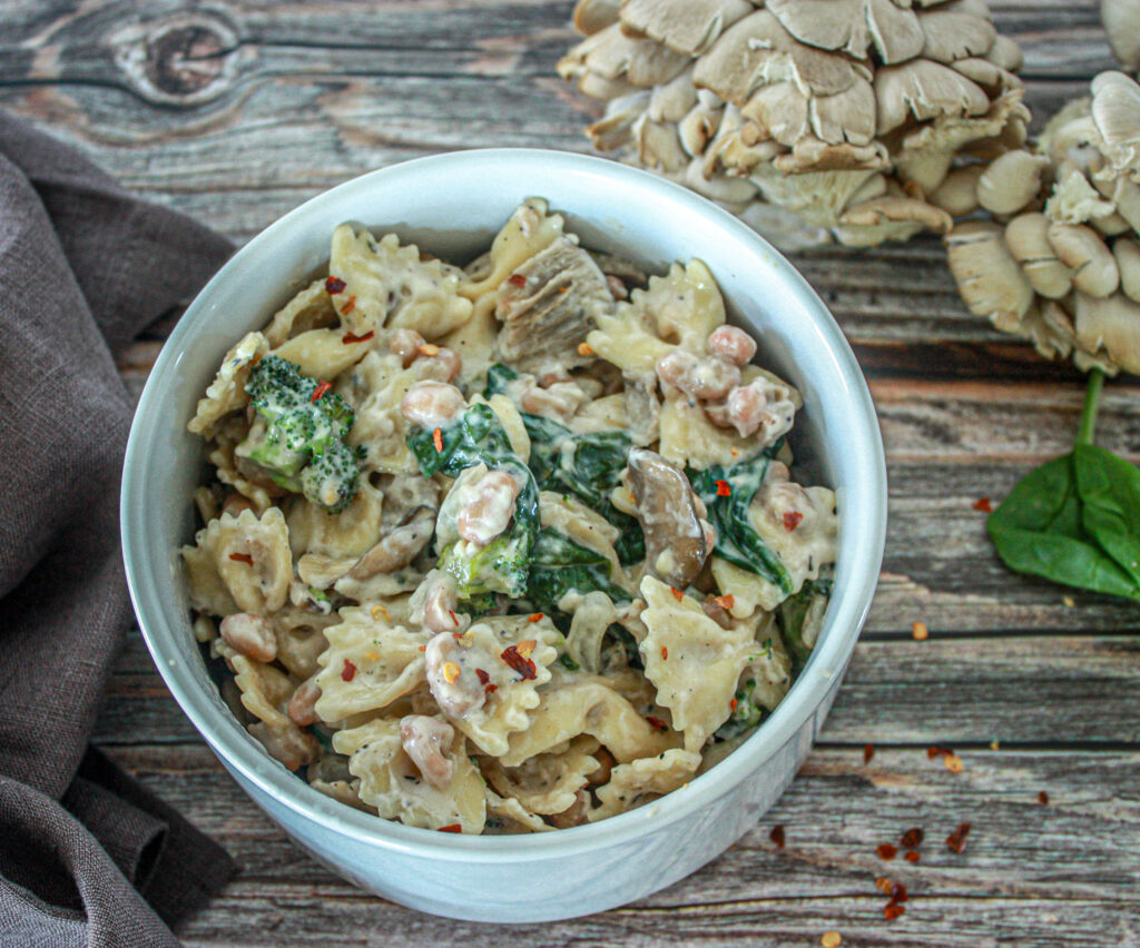 oyster mushroom pasta