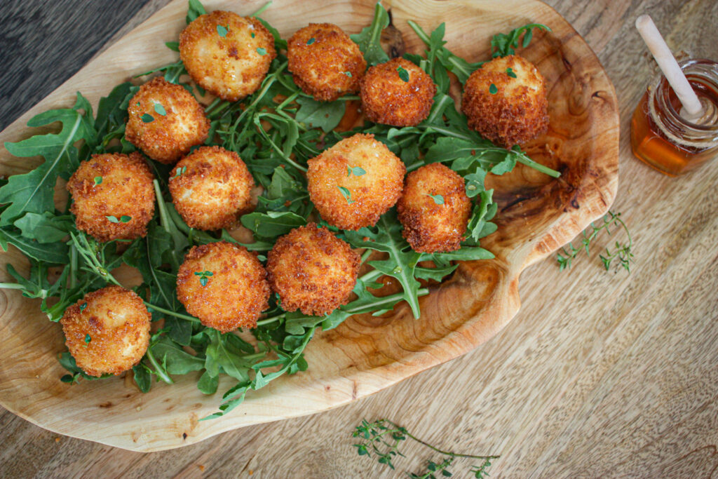 fried goat cheese