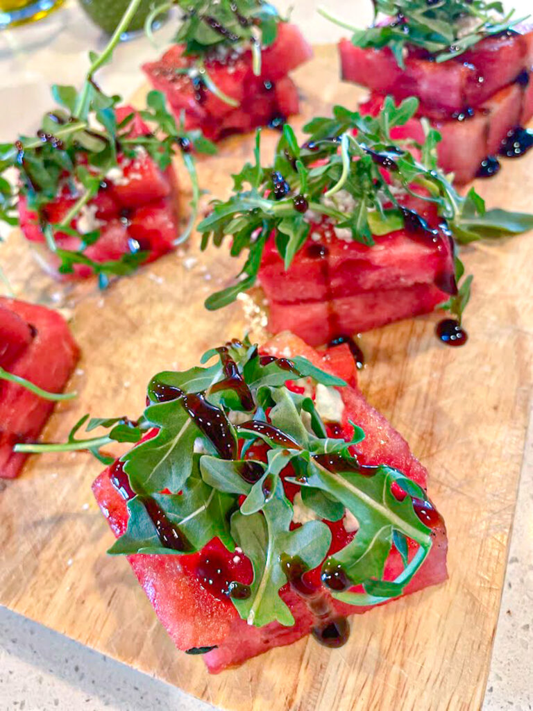 grilled watermelon and balsamic