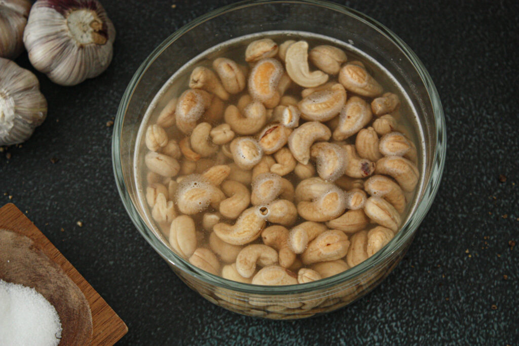 soaked cashews 