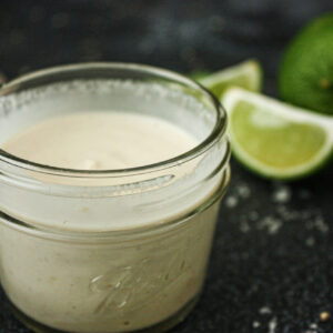 dairy-free cilantro lime crema