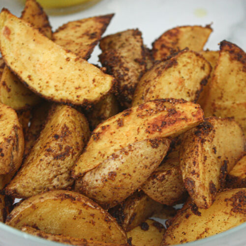 crispy baked potato wedges