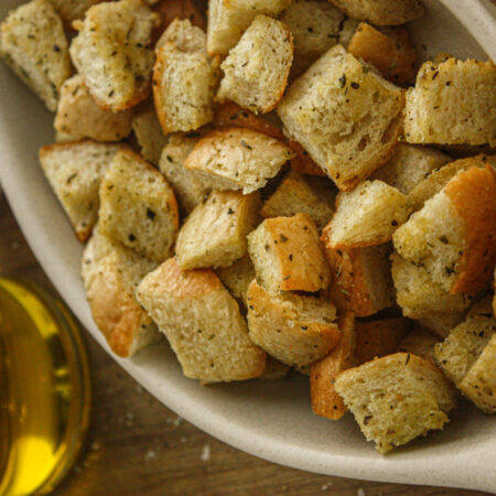 garlic croutons