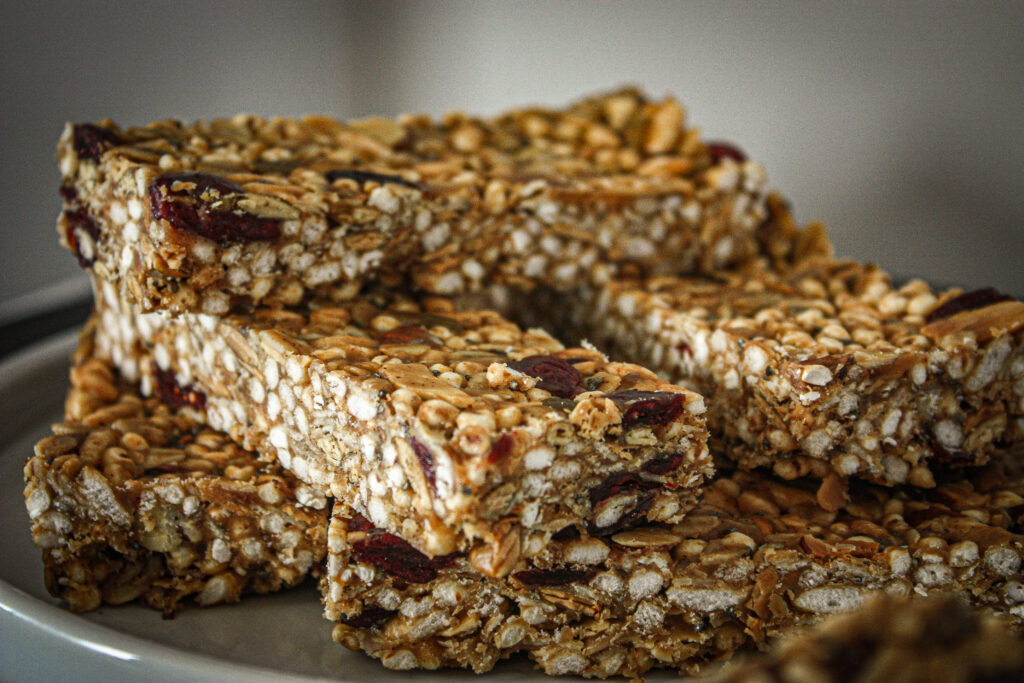 high protein vegan granola bars