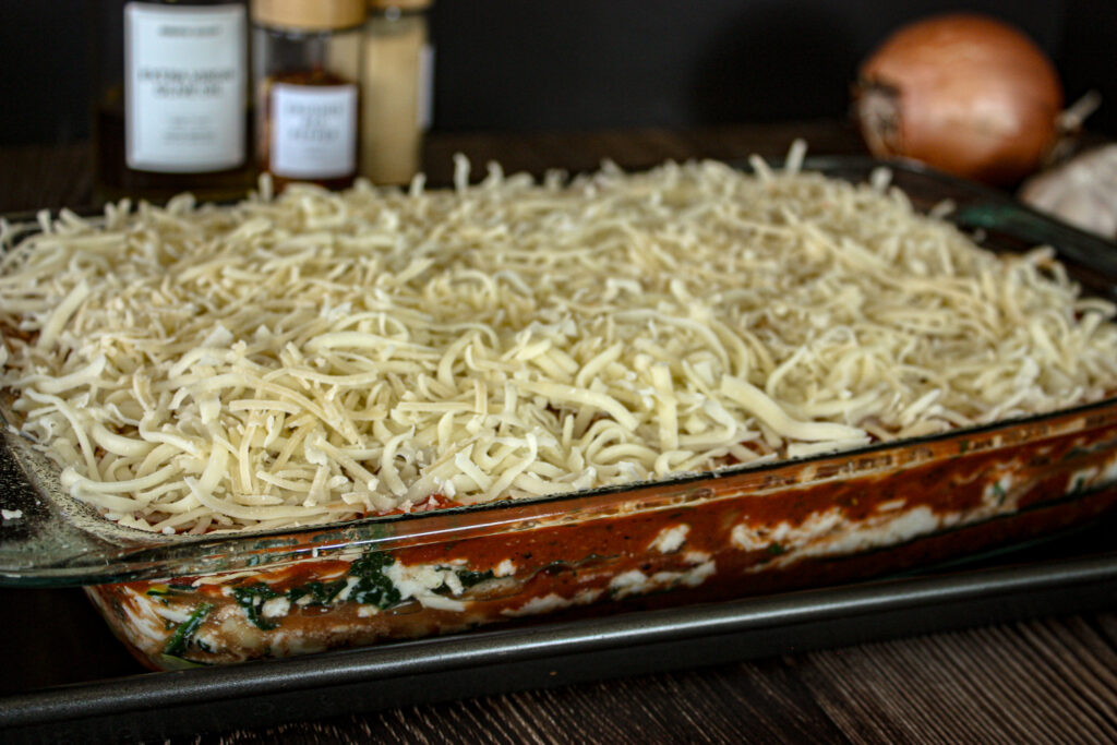 prepared vegan lasagna