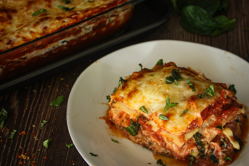 vegan homestyle lasagna