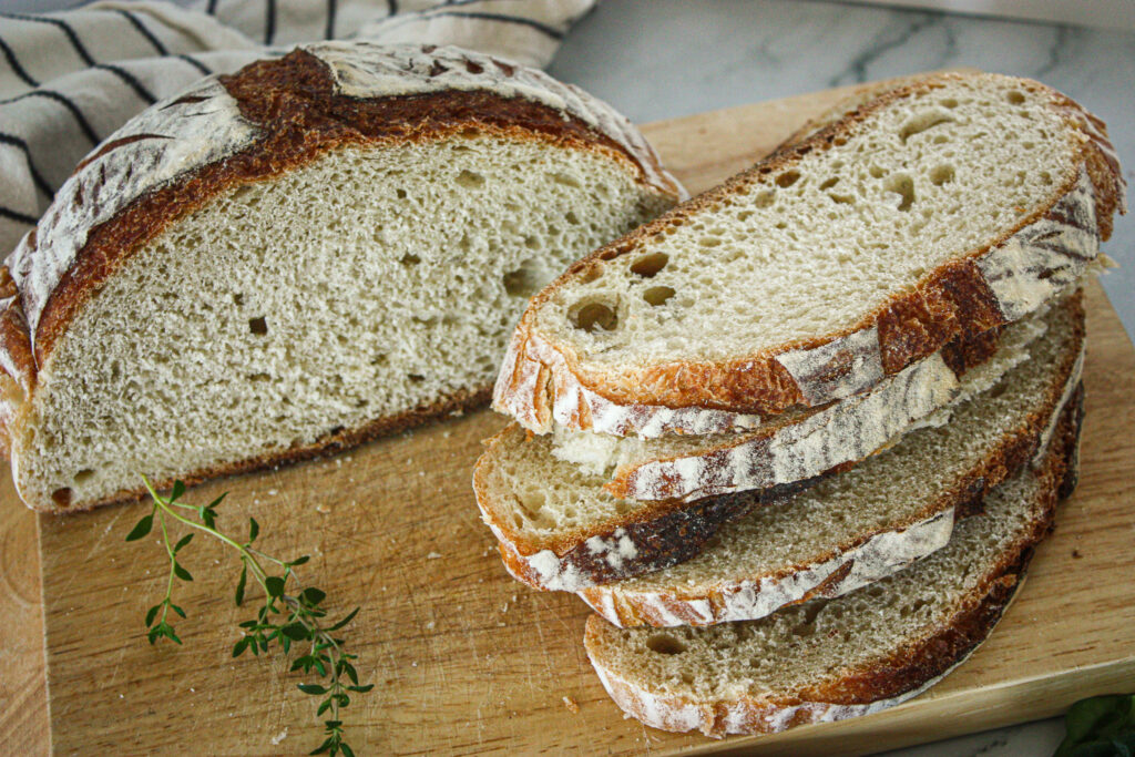 rustic bread loaf
