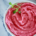 lemon beetroot hummus