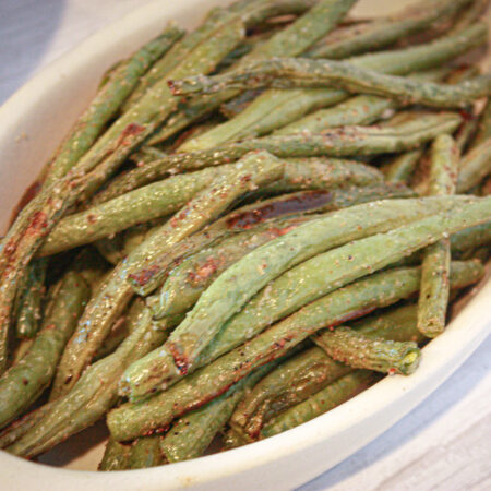 oven roasted green beans