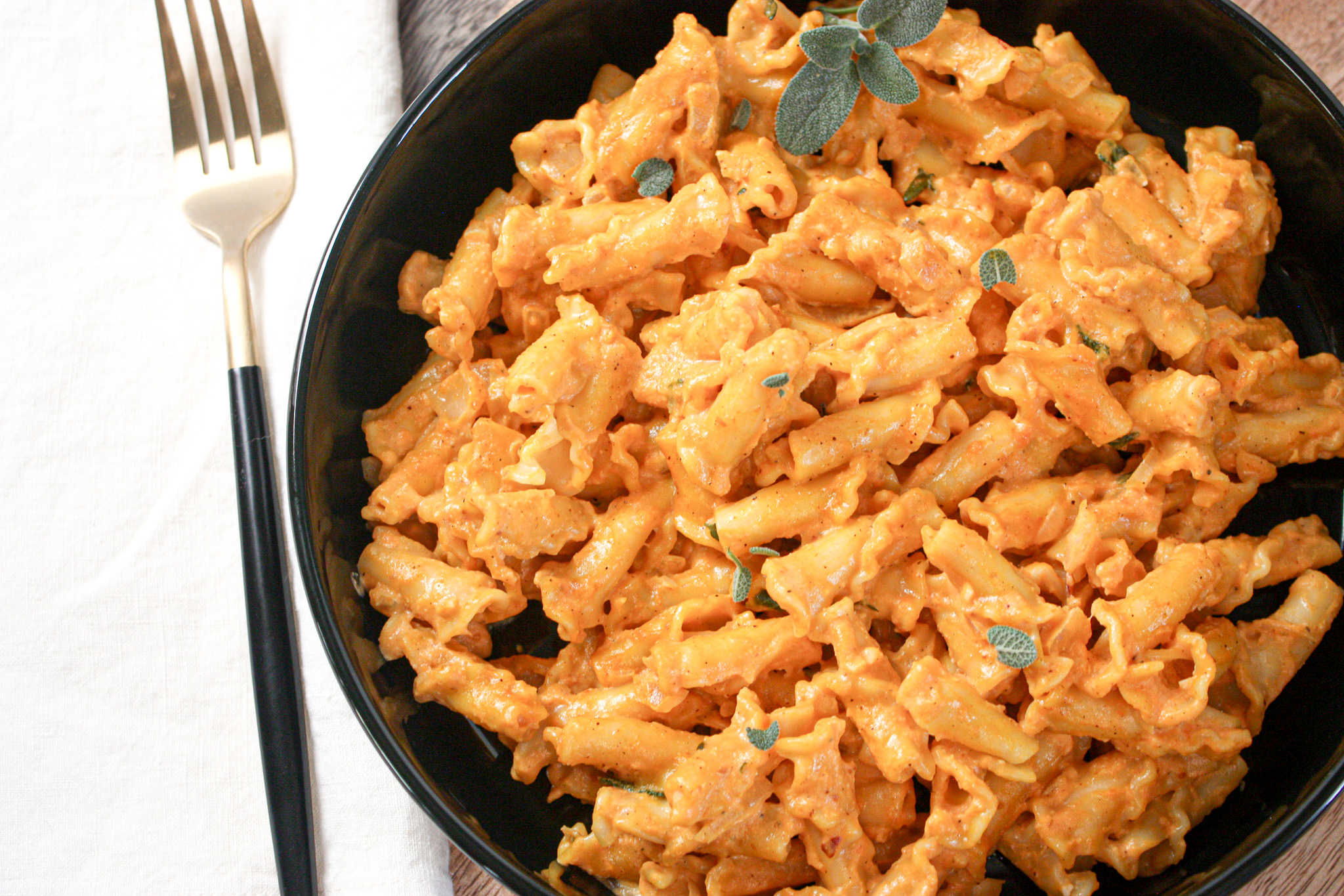 pumpkin sage pasta