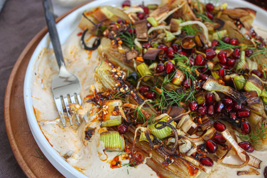 braised fennel and white bean hummus