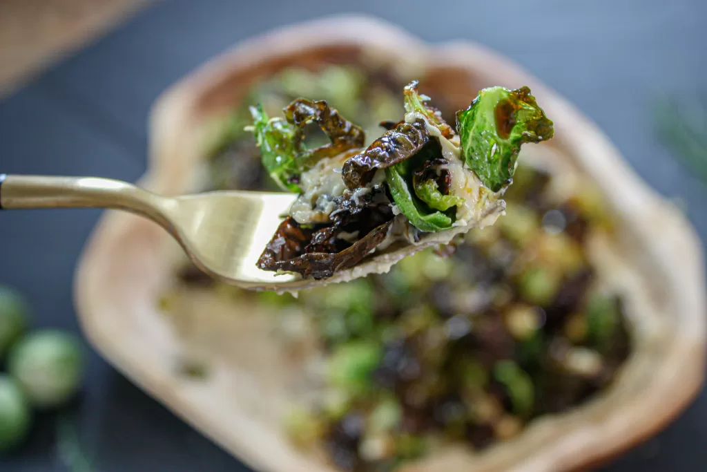 shaved brussel sprouts